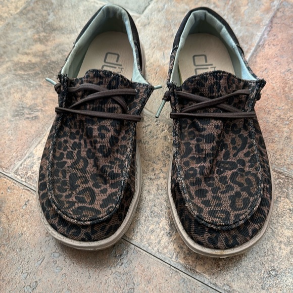 Hey Dude Shoes Womens Hey Dude Leopard Print Shoes Poshmark